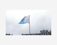 Le drapeau national du ciel