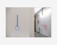 "Le rate-mouche" - "a trap to miss a fly", 2015 cut-out object  42  x 10 cm