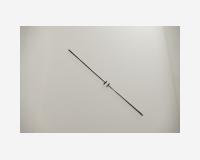 "Deux T pour croire que vraiment c'est un élastique" - "Two T to believe that it really is an elastic band", 2025 - Indian ink, colored pencil on Tyvek, 2 pins