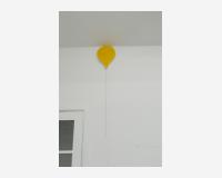 "Peinture legère" -"Light painting" , 2017- 2023  Lacker paint and pencil on Tyvek paper, pins 151 x 24,5 x 2 cm