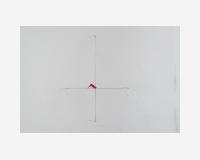 "Tiré à quatre epingles (un dessin pour que la peinture tienne)"- "Tiré à quatre epingles (A drawing to hold the paint)-", 2025