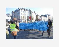 Littoral / manifestation « Human wave for solidarity and humanity » Bruxelles, 25/2/2018 