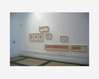 "Art, anatomie, trois siècles d'évolution des représentations du corps", Académie royale des beaux arts de Bruxelles  -  images traitées sur ordinateur, impressions jet d'encre (Epson) sur papier ou fibre de verre, plis, coupures, coutures, agrafes, épingles et boites   © Benoît Félix 2007